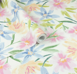 Arthouse Signature Collection 3 behang Watercolour Floral White 100373AH