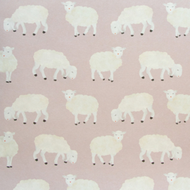 Hohenberger Great Kids behang Sweet Sheep Rose 26827