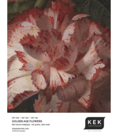 KEK Amsterdam Book IV Wall Mural Golden Age Flowers WP-790