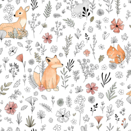 Dutch Wallcoverings My Kingdom behang Fox and Deer M51805