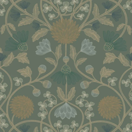 Casamance Isadora behang Hippolyte Vert De Gris/Doré 70450712