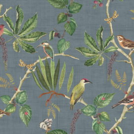 Dutch First Class Heritage Tales behang Hill Top Garden Cotton/Green 100028EH