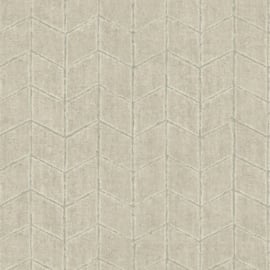 York Wallcoverings New Origin behang Flatiron Geometric Grayed Taupe OI0643