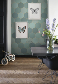 Esta Home Art Deco PhotowallXL Hexagon 158958