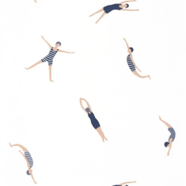 Caselio Blue Shades behang Funny Swim Bleu BLS 102696234