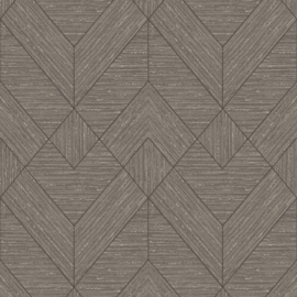 Arthouse Signature Collection 3 behang Wood Grain Geo Charcoal/Gold 100407AH