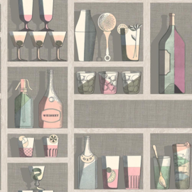 Cole & Son Fornasetti behang Cocktails 114/23044