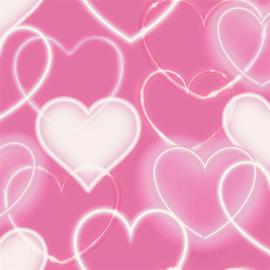 Arthouse Signature Collection behang Neon Heart Wall Pink 100222AH