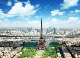 Papermoon Fotobehang Eiffeltoren