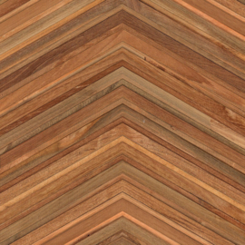 Arte NLXL Piet Hein Eek behang Chevron Timber Strips TIM-06