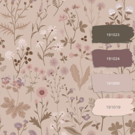 Esta Home Pom Pom Pie behang Veldbloemen 139841