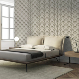 Arthouse Signature Collection behang Palm Palace Cream & Gold 921701