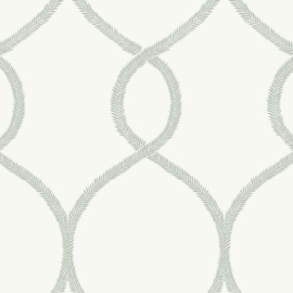 York Wallcoverings Ronald Redding 24 Karat behang Laurel Leaf Ogee KT2233