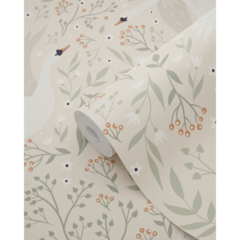 Esta Home Pom Pom Pie behang Zwanen 139797