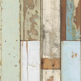 Arte NLXL Piet Hein Eek behang White And Blue Scrapwood PHE-03