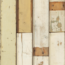 Arte NLXL Piet Hein Eek behang White And Beige Scrapwood PHE-01