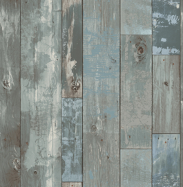 Dutch Restored Distressed Wood behang 24053