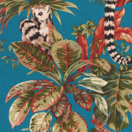 Hookedonwalls Lemuria behang Lemuri 60602