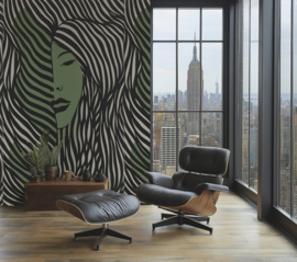 Living Walls Metropolitan Stories Hot Spots Wall Panel Mystic Portrait 79016-4