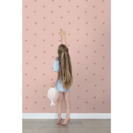 Esta Home Pom Pom Pie behang Hartjes 139770
