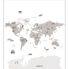 Caselio Our PlanetXL Panel World Map OUP 102039918