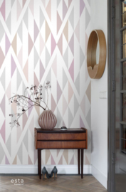 Esta Home Scandi Cool PhotowallXL Diamond Pattern 158903