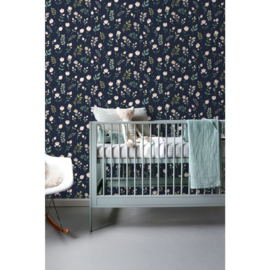 Esta Home To The Moon And Back behang Bloemen 139341