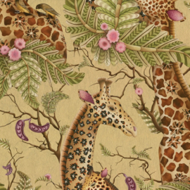 Cole & Son Ardmore Baobab behang Royal Giraffe Gilded 129/3010