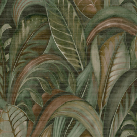 Dutch First Class Khalili behang Raffia Emerald Green 65940