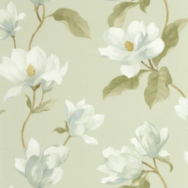 Casadeco Le Beau Jardin behang Brume De Magnolia Vert Amande BJAR 202547202