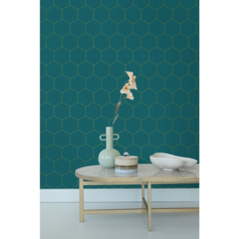 Esta Home Bloom behang Hexagon 139455