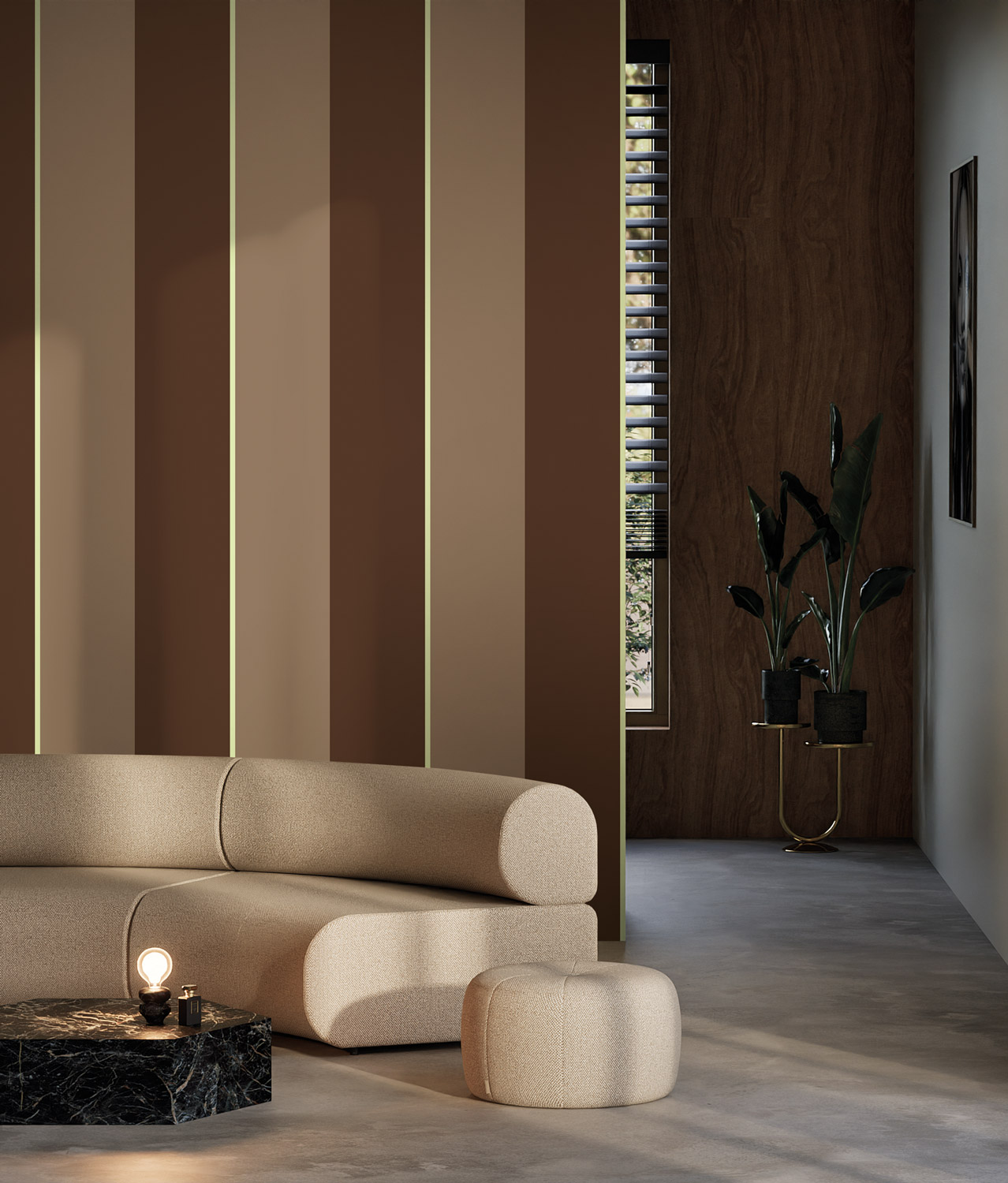 KEK Amsterdam Frans Uyterlinde behang Bold Stripes FU-013