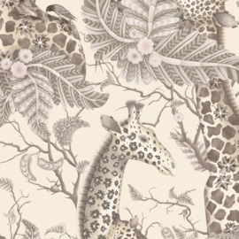 Cole & Son Ardmore Baobab behang Royal Giraffe Pebble 129/3011