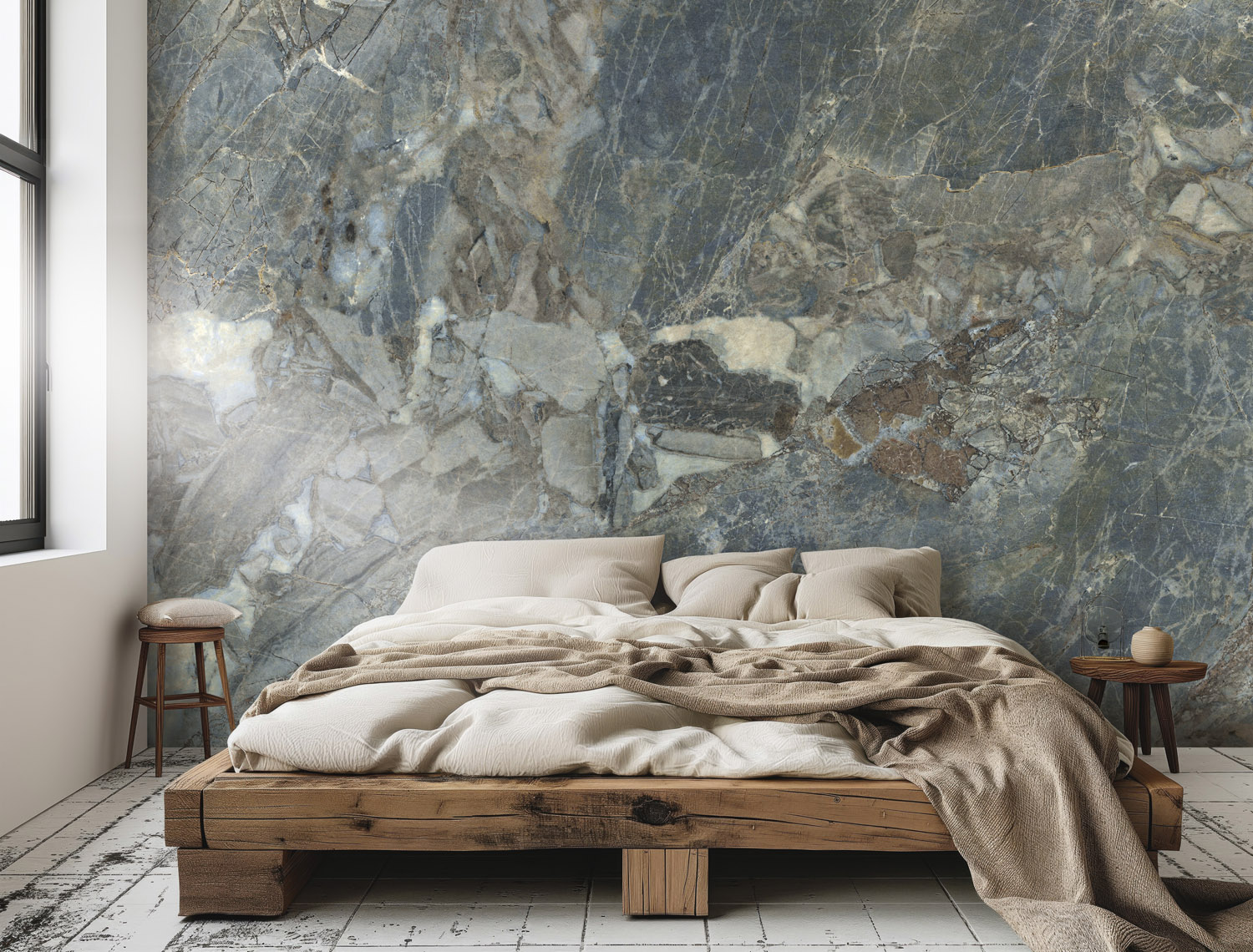 Dutch First Class Carrara 4 Mural 85660