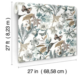 York Wallcoverings Blooms behang Butterfly House BL1722