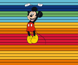 Disney Into Wonderland Fotobehang Mickey Magic Rainbow DX6-162