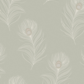 Dutch First Class Eleganza behang Pavone Sage 36240
