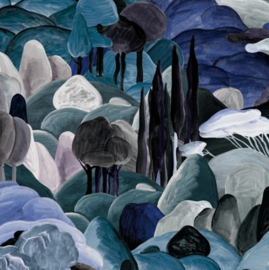 Arte Décors & Panoramiques behang All'Ombra dei Cipressi Midnight Dream 97502