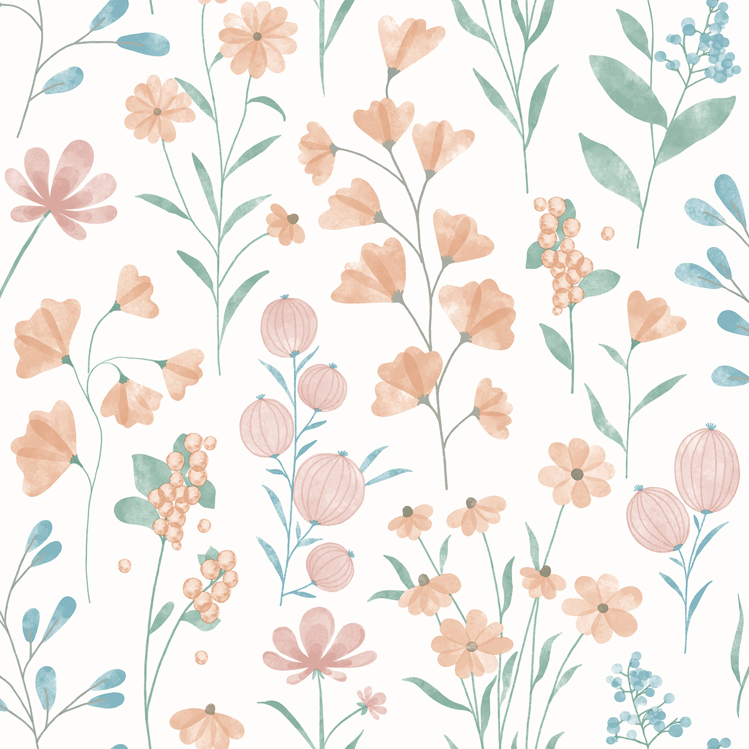 Dutch Wallcoverings Flora behang M88305