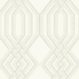 York Wallcoverings Handpainted Traditionals behang Etched Lattice TL1914