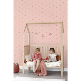 Esta Home Pom Pom Pie behang Hartjes 139770
