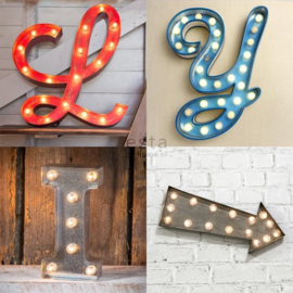 Esta Home #FAB Wallpaper XXL Houten licht letters 158816