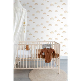 Esta Home Pom Pom Pie behang Regenboogjes 139684