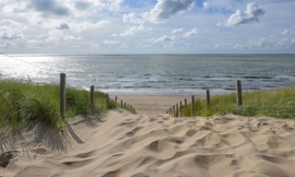 Noordwand Holland Fotobehang Strandopgang Noordzee 1508