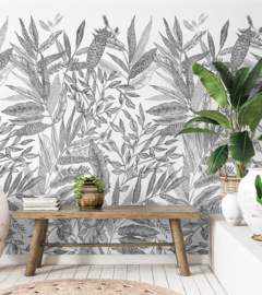 Dutch Wallcoverings Jungle Fever Wall Panel Branca JF6101