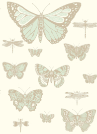 Cole & Son Whimsical behang Butterflies & Dragonflies 103/15065