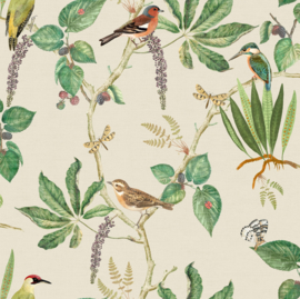 Dutch First Class Heritage Tales behang Hill Top Garden Cotton/Green 100028EH
