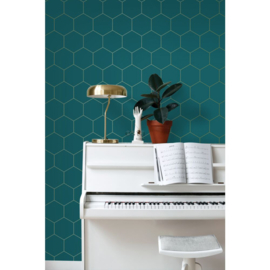 Esta Home Bloom behang Hexagon 139455