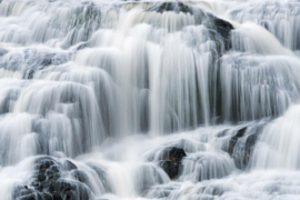 Papermoon Fotobehang Bond Falls Zwart-Wit