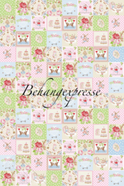 Behangexpresse COLORchoc Wallprint  Alice Patch INK 6092